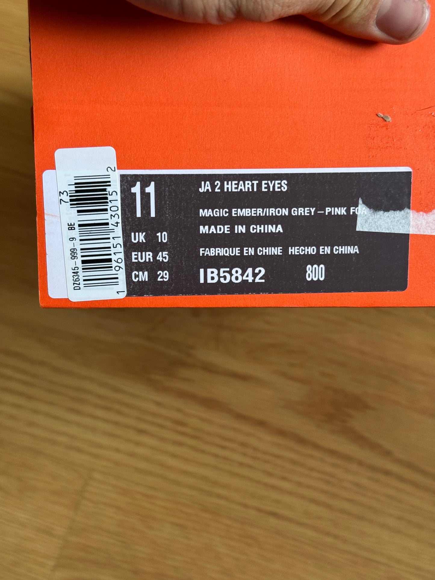 Nike Ja 2 Heart Eyes