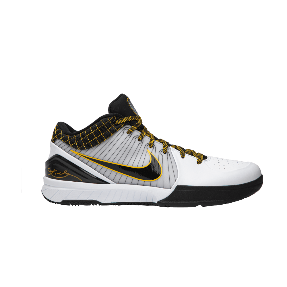 Nike Kobe 4 Protro White Black Del Sol
