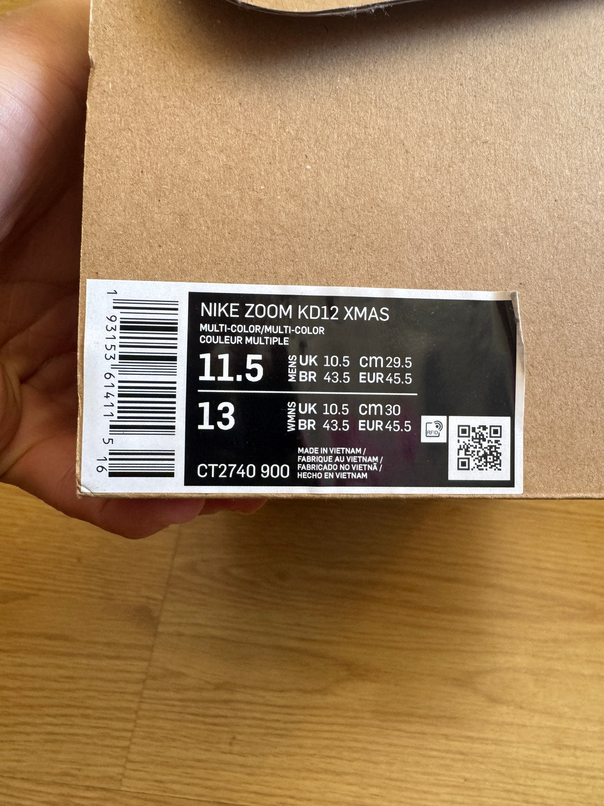 Nike KD 12 Aunt Pearl - Taille 45.5