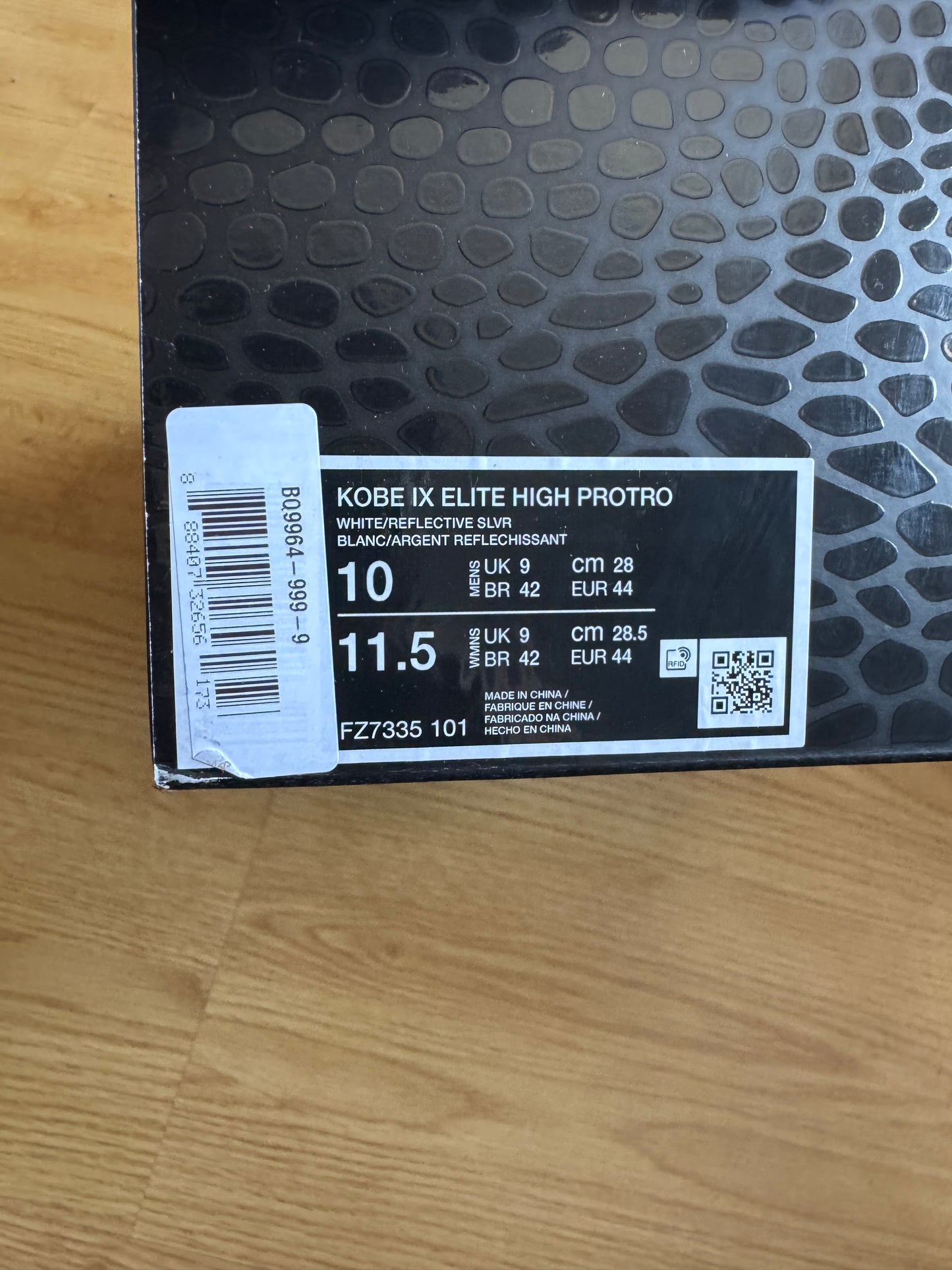 Nike Kobe 9 Protro Élite High What The