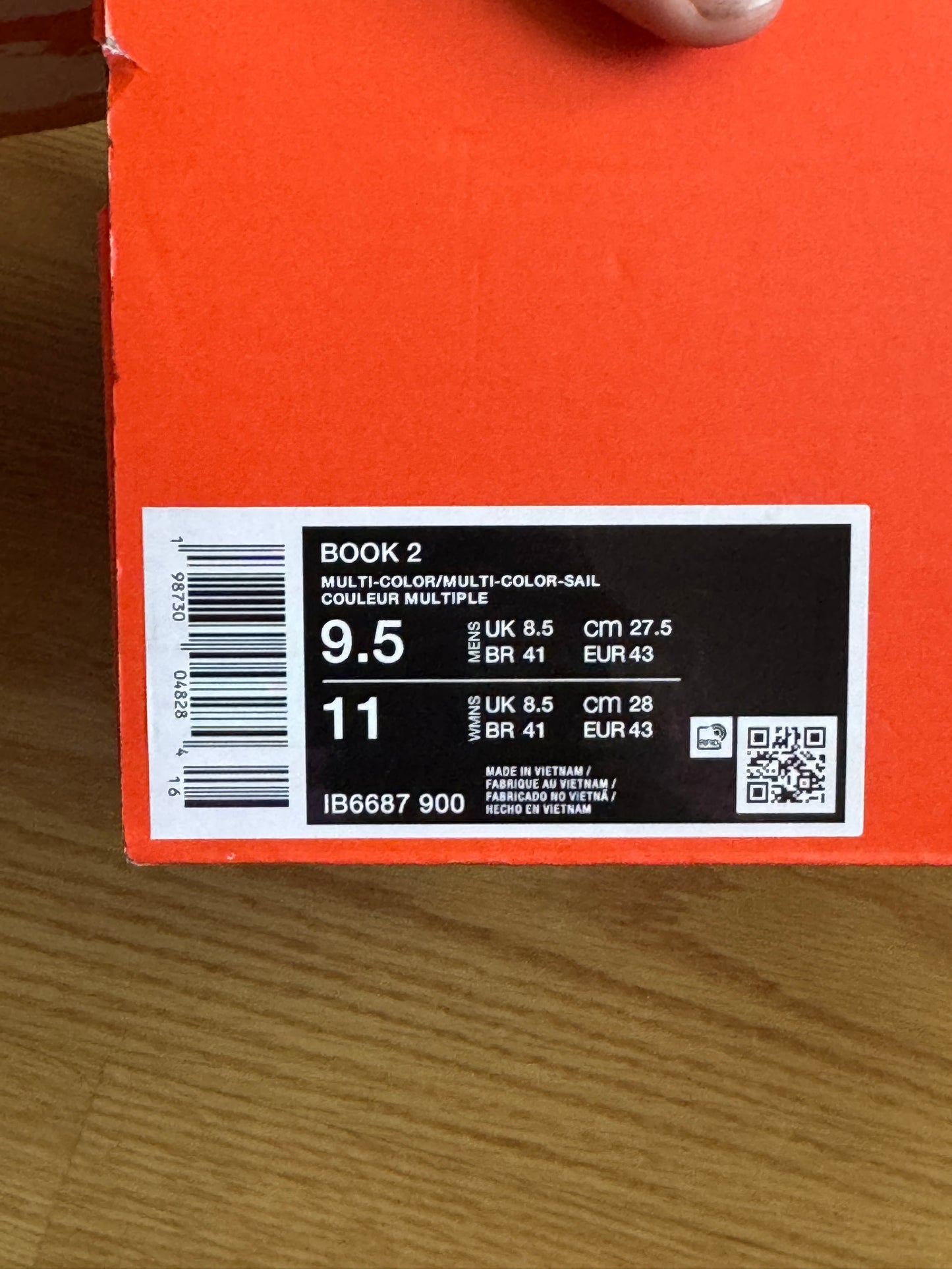 Nike Book 2 Denim – Taille 43