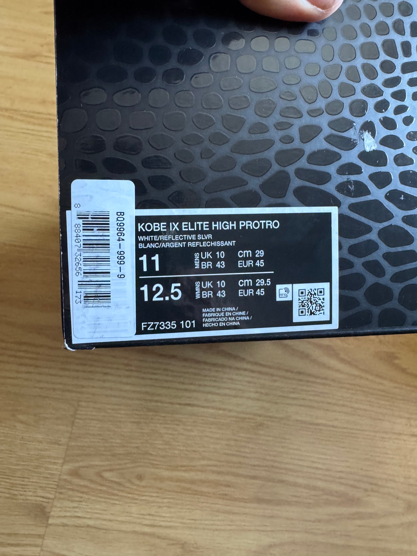 Nike Kobe 9 Élite High Protro What The