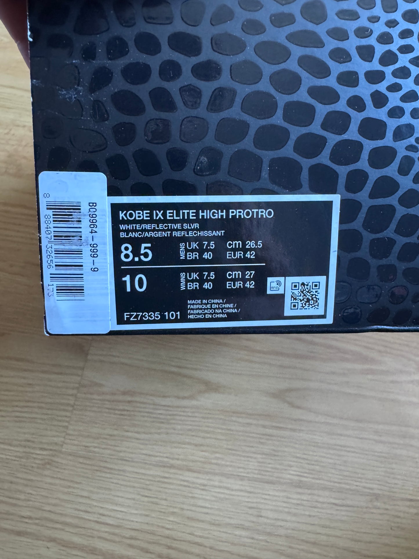 Nike Kobe 9 Protro Élite High What The