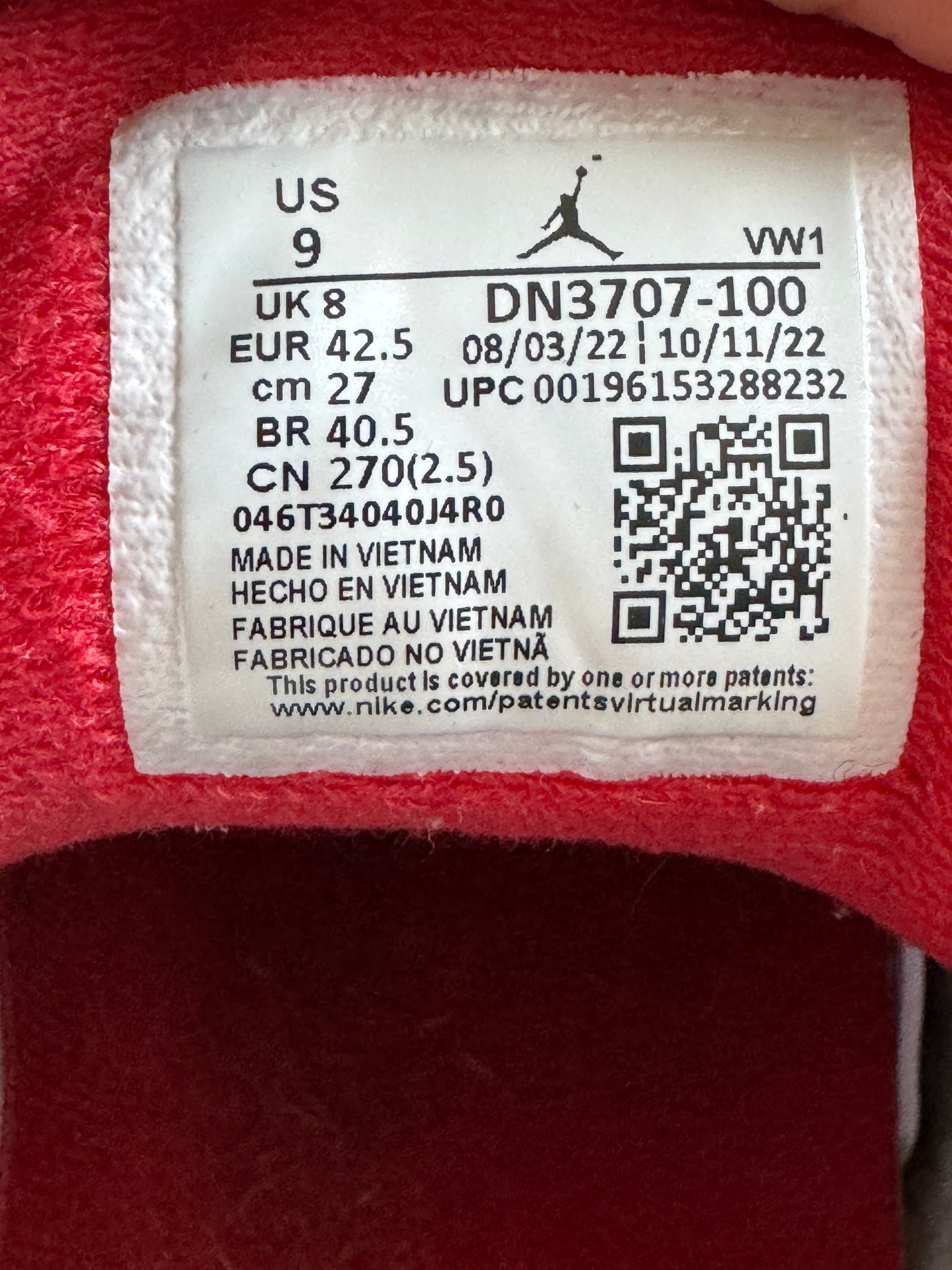 Air Jordan 3 Rétro White Cément