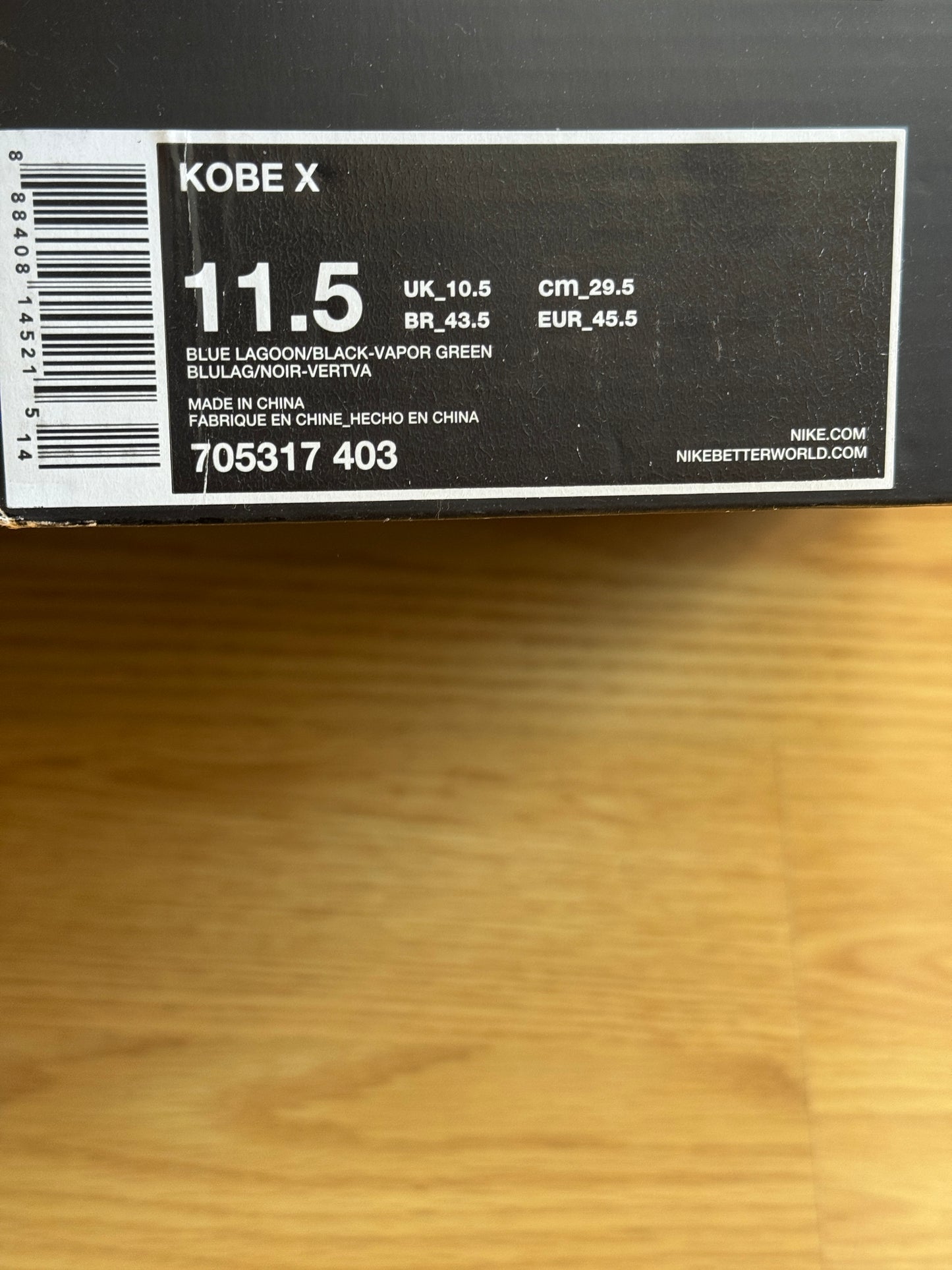 Nike Kobe X