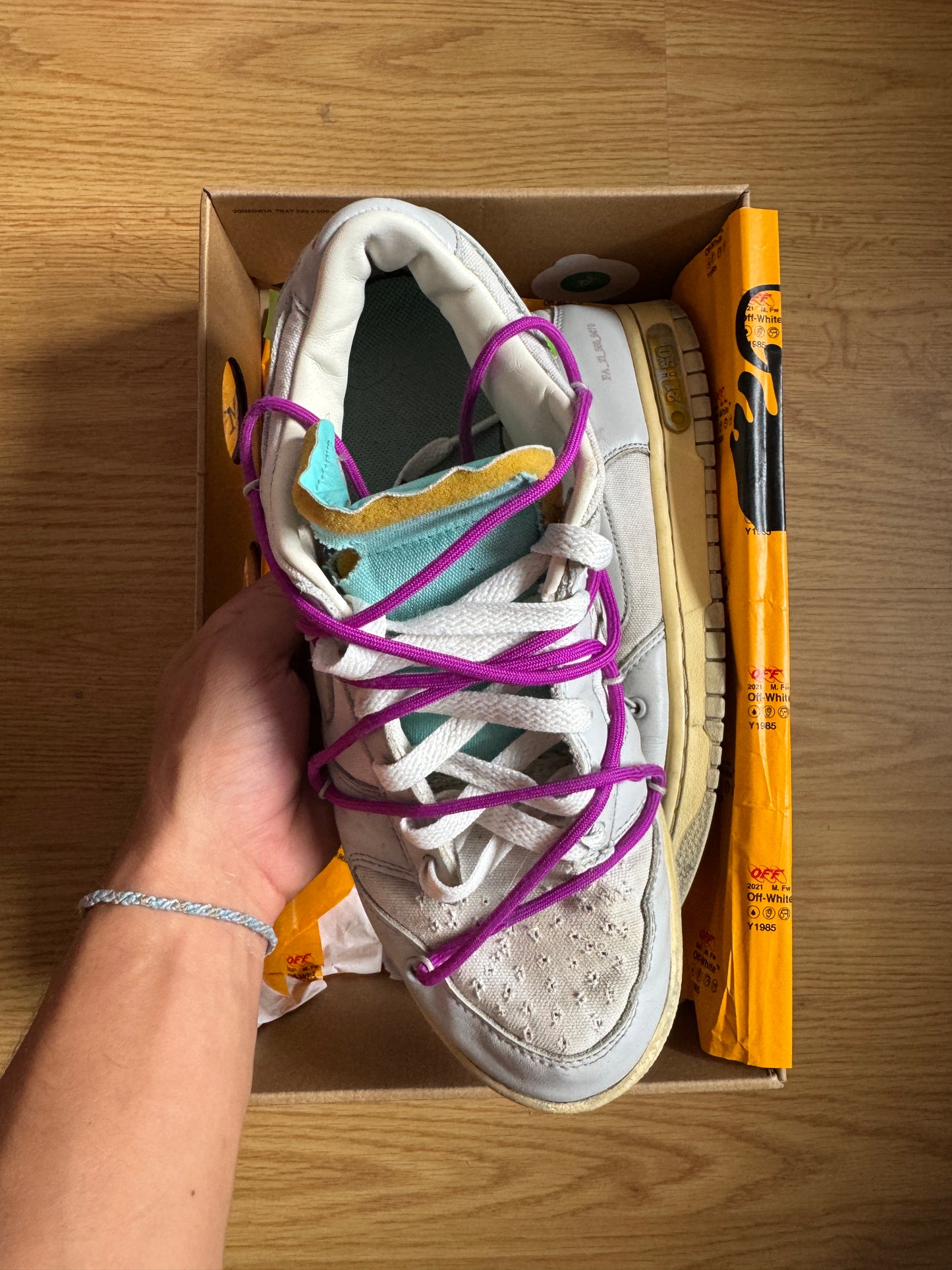 Nike Dunk Off-White Lot 21 – Taille 42