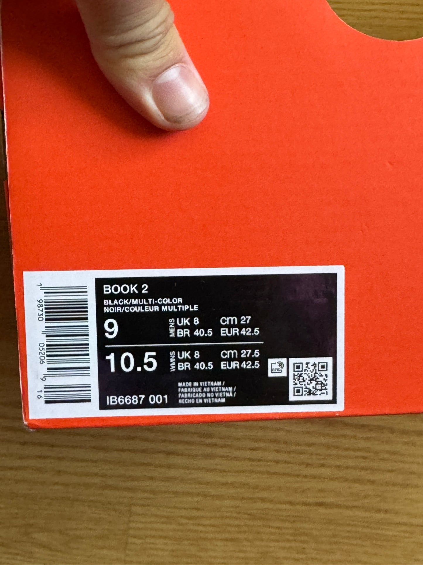 Nike Book 2 Rising – Taille 42.5