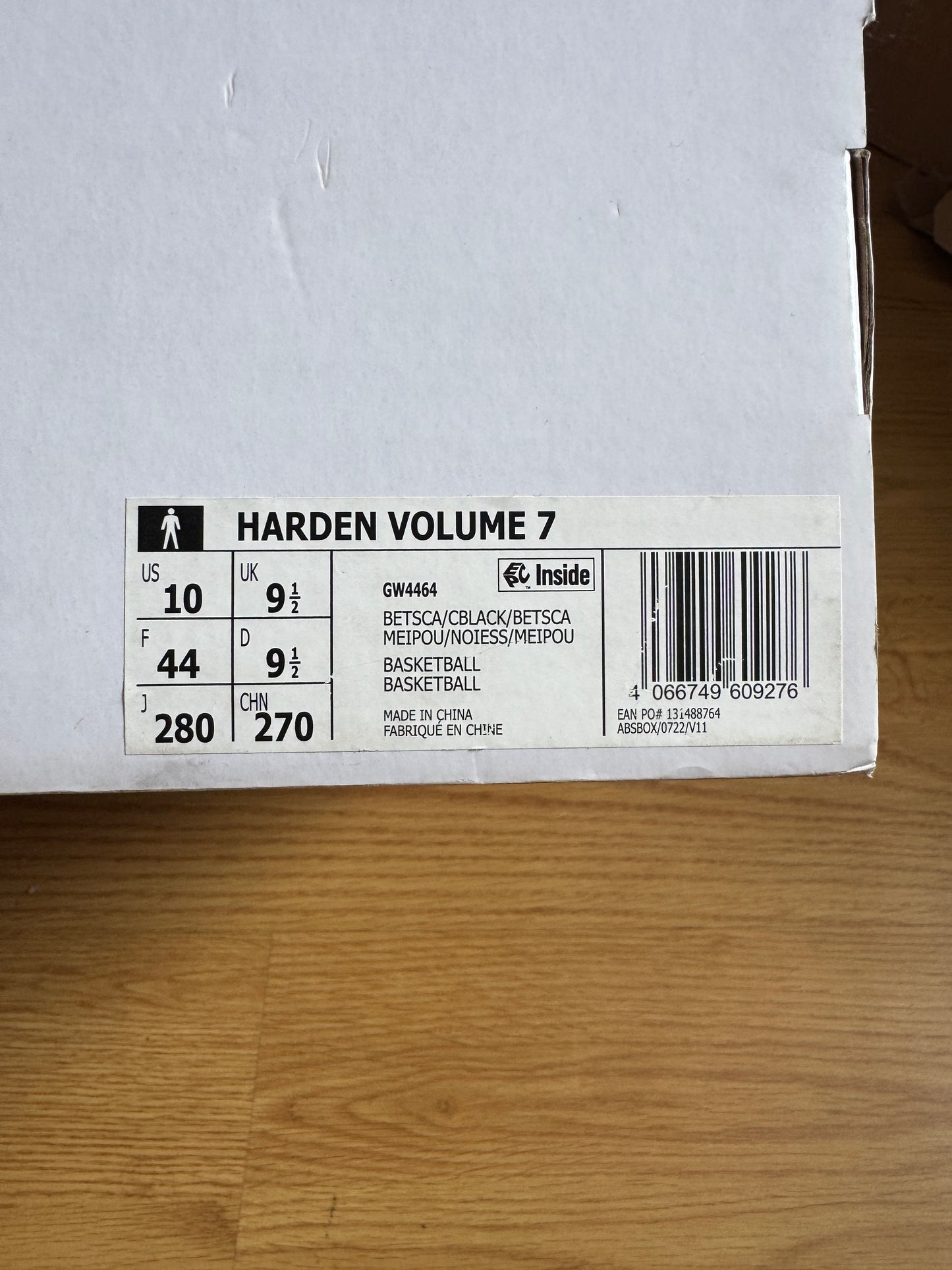 Adidas Harden 7 Red – Taille 44