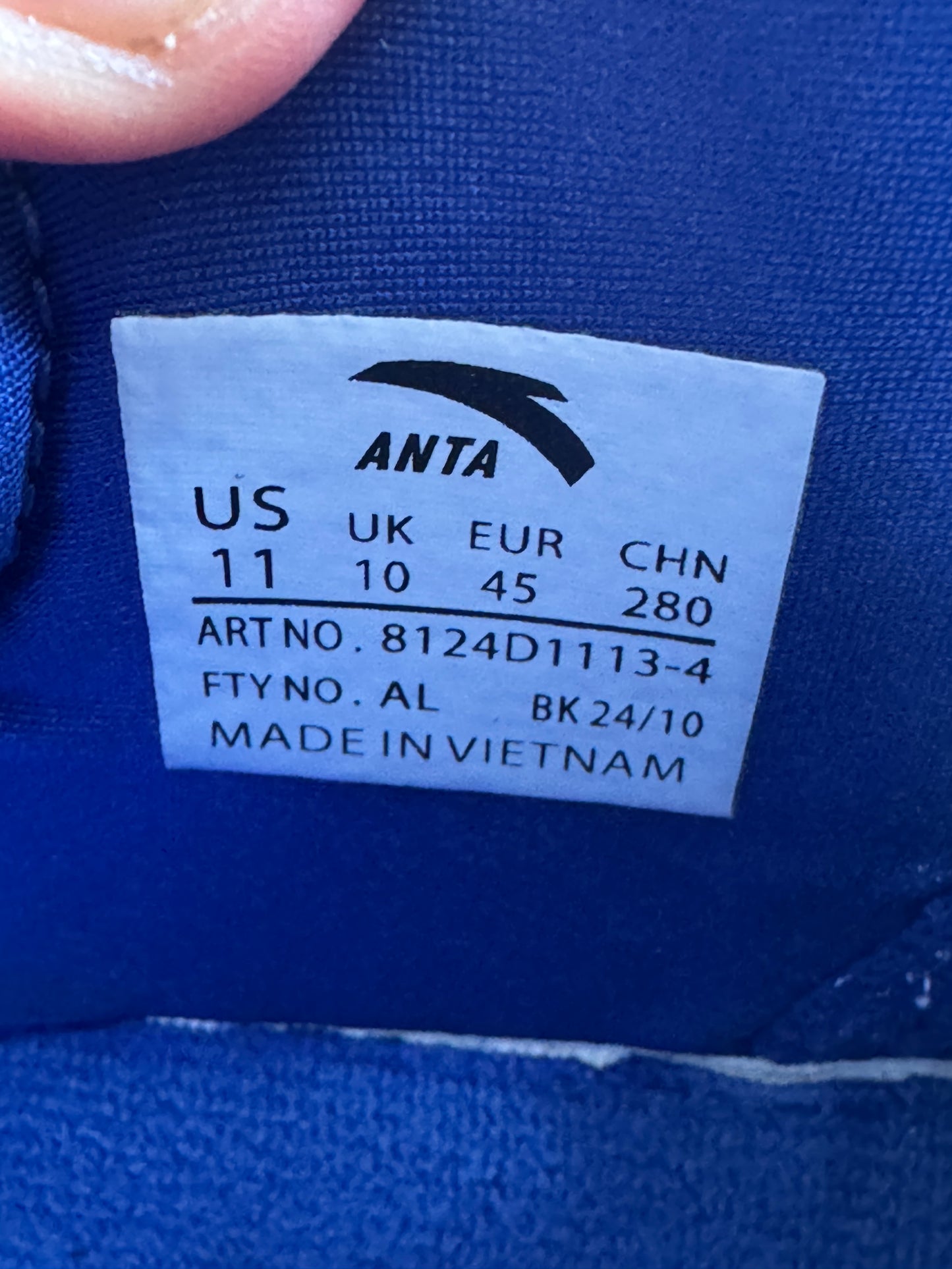 Anta Kai 1 Bleu – Taille 45