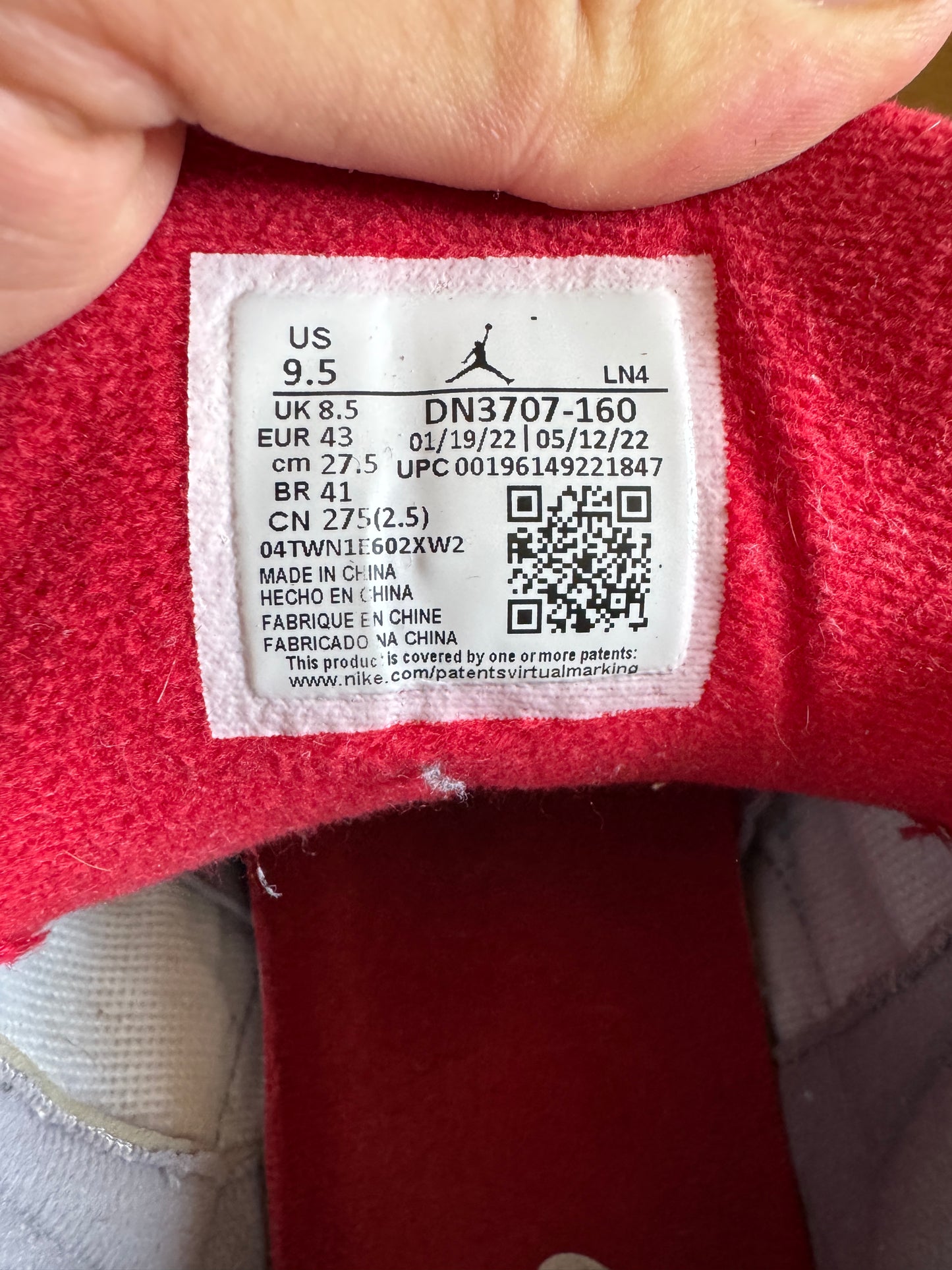 Air Jordan 3 Rétro Fired Red