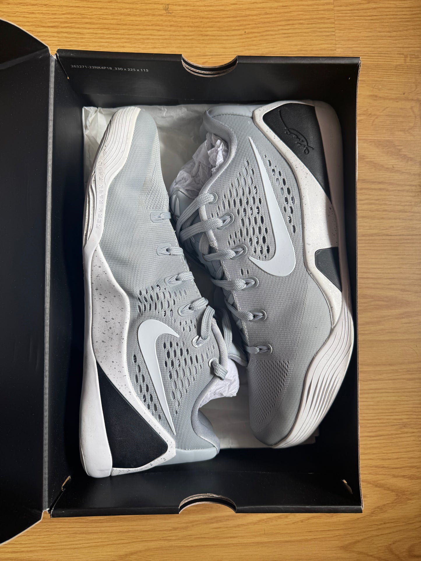 Nike Kobe 9 Low Protro Grey – Taille 45.5