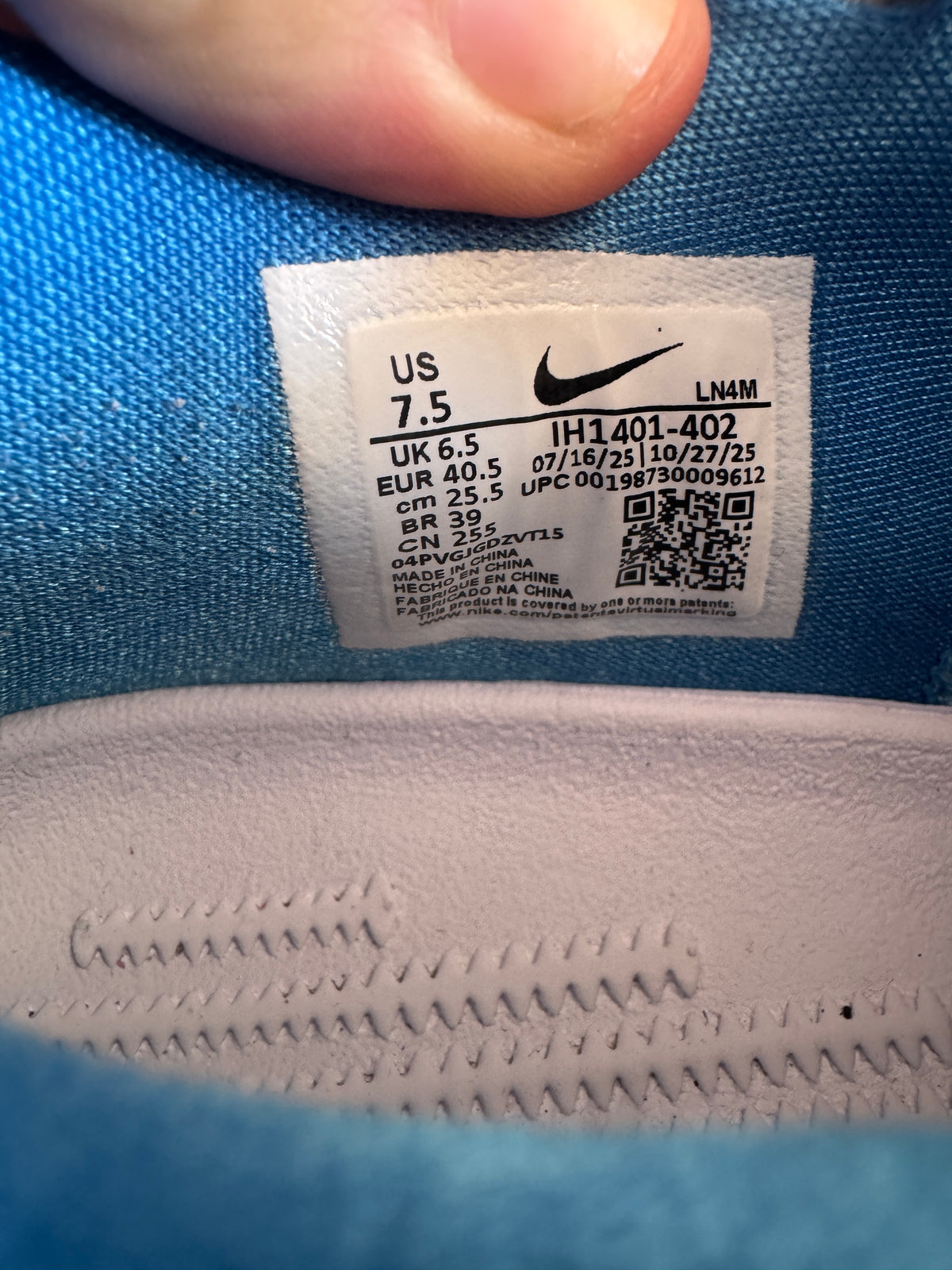 Nike Kobe 9 Protro Bleu - Taille 40.5
