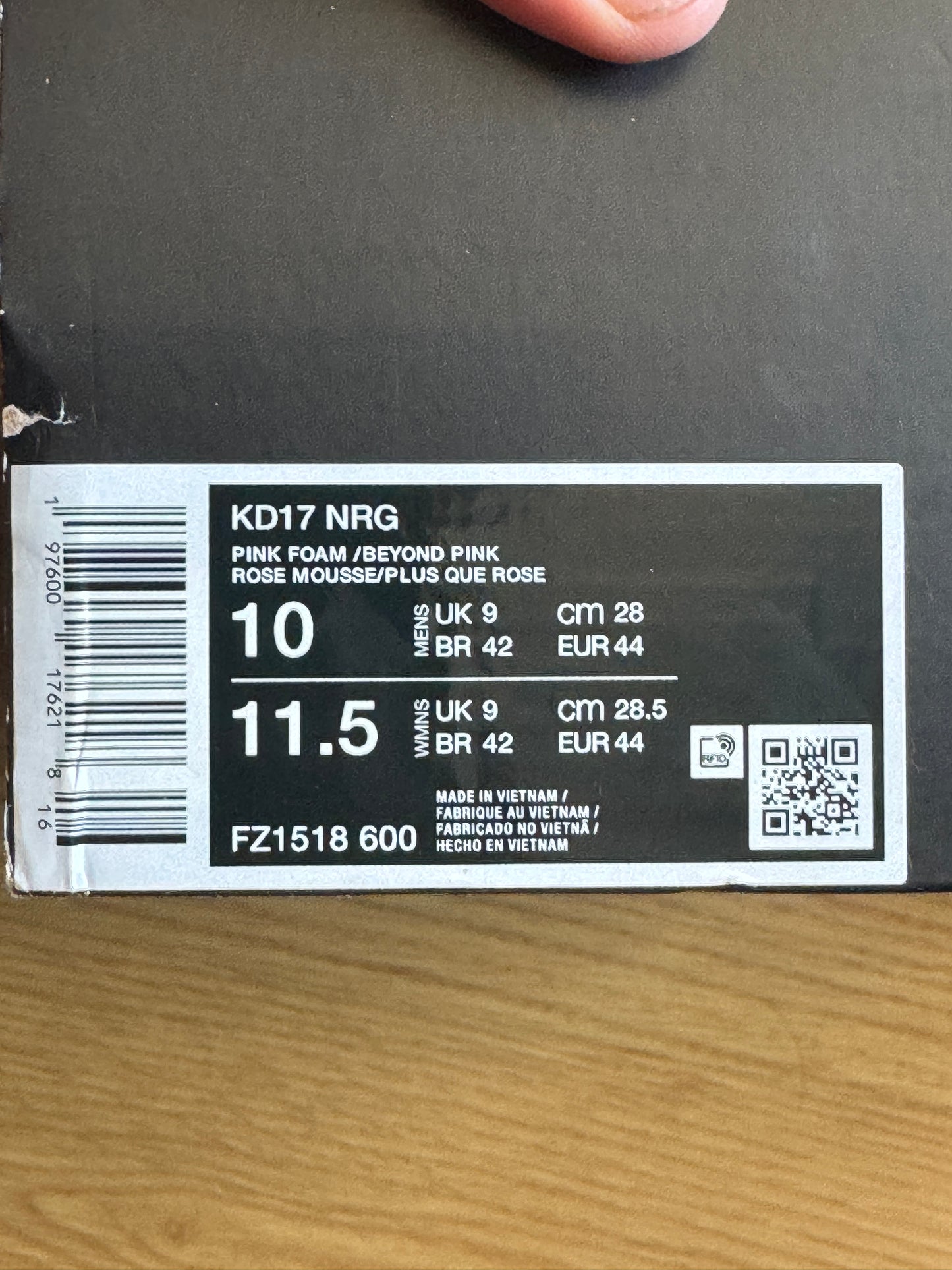 Nike KD 17 Aunt Pearl – Taille 44