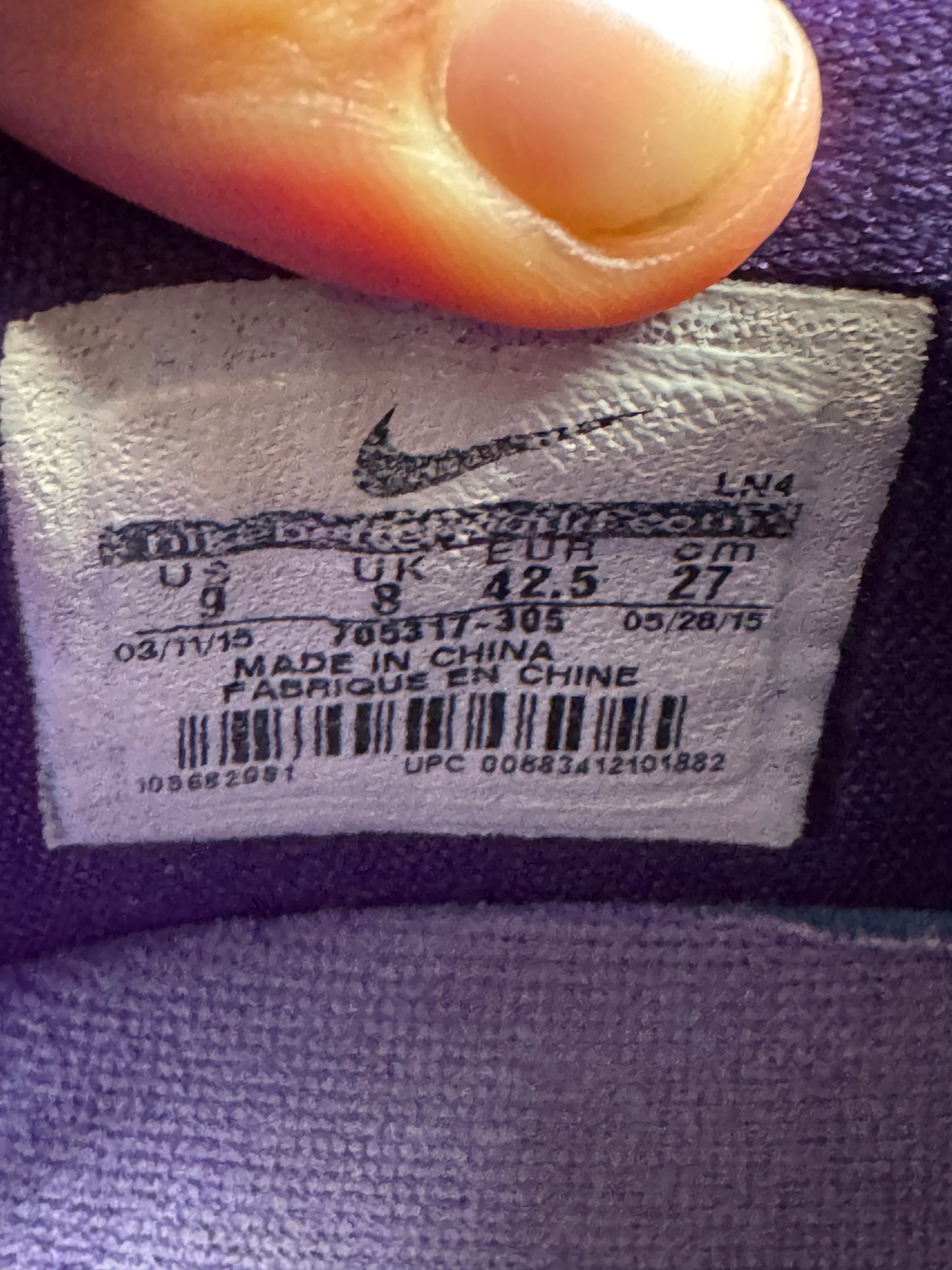 Nike Kobe X Peach Jam – Taille 42.5