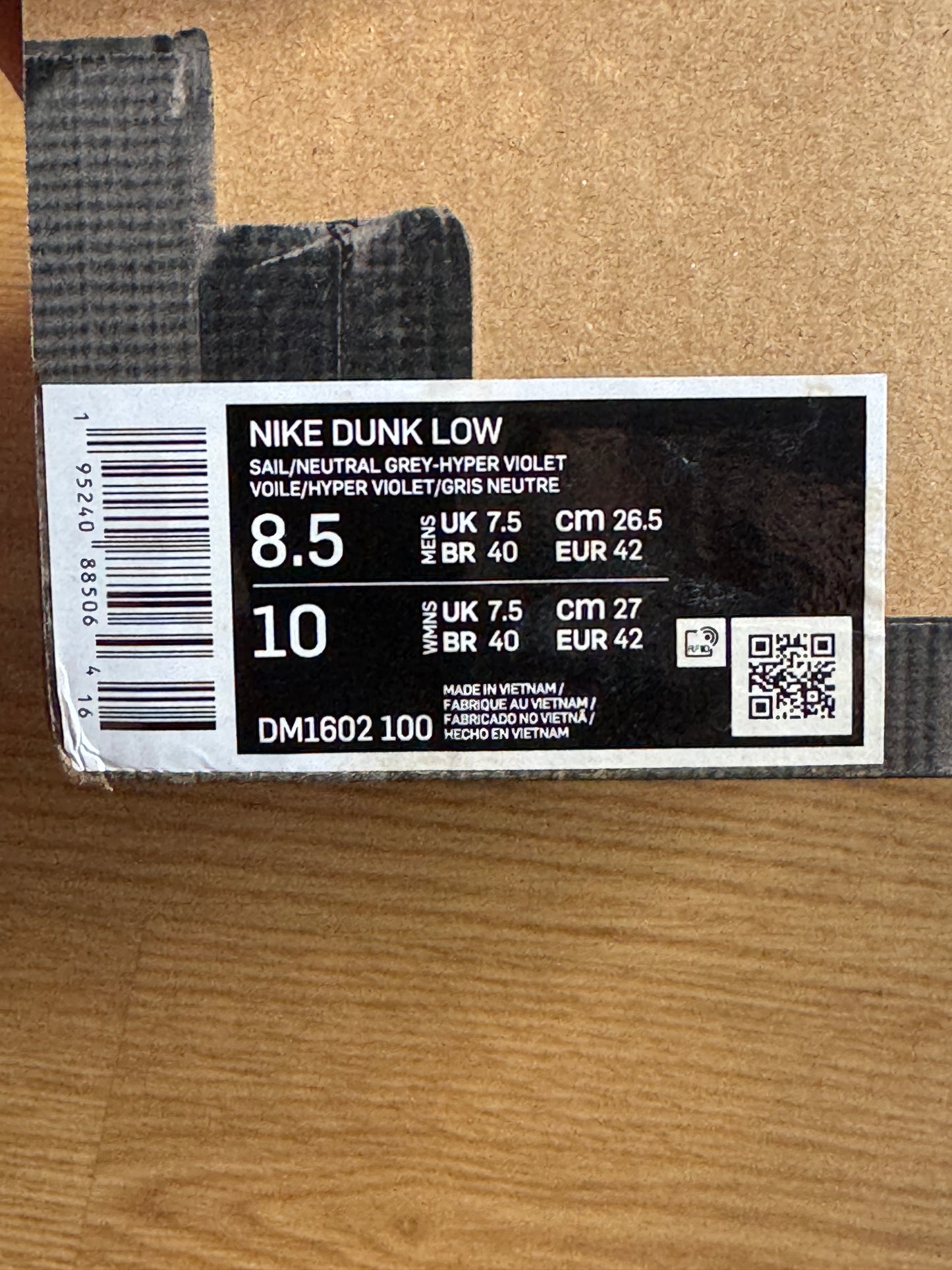 Nike Dunk Off-White Lot 21 – Taille 42