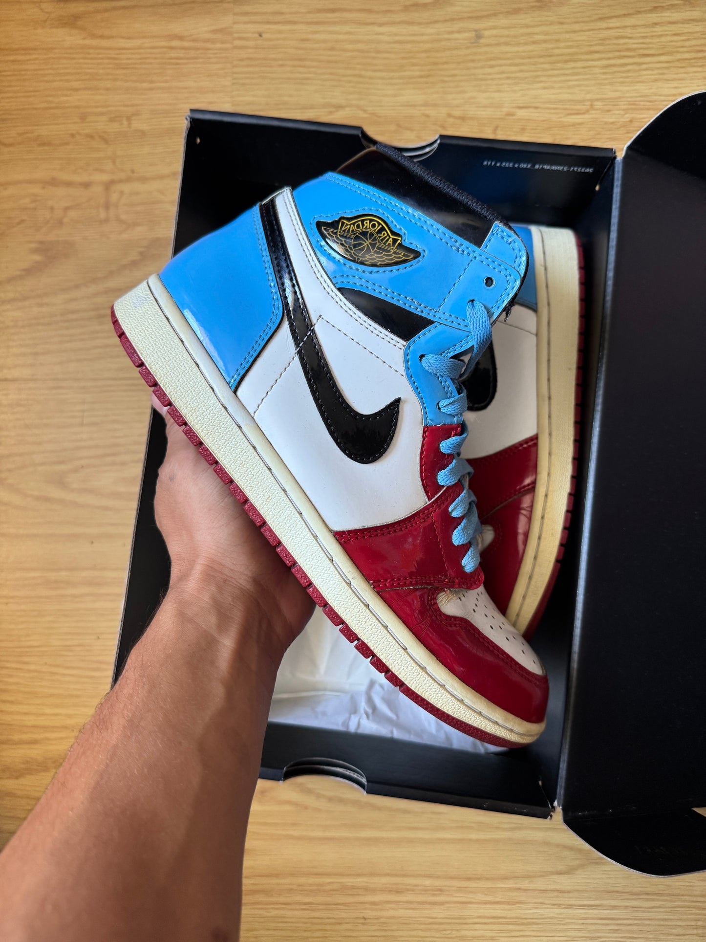 Jordan 1 High Fearless UNC – Taille 41