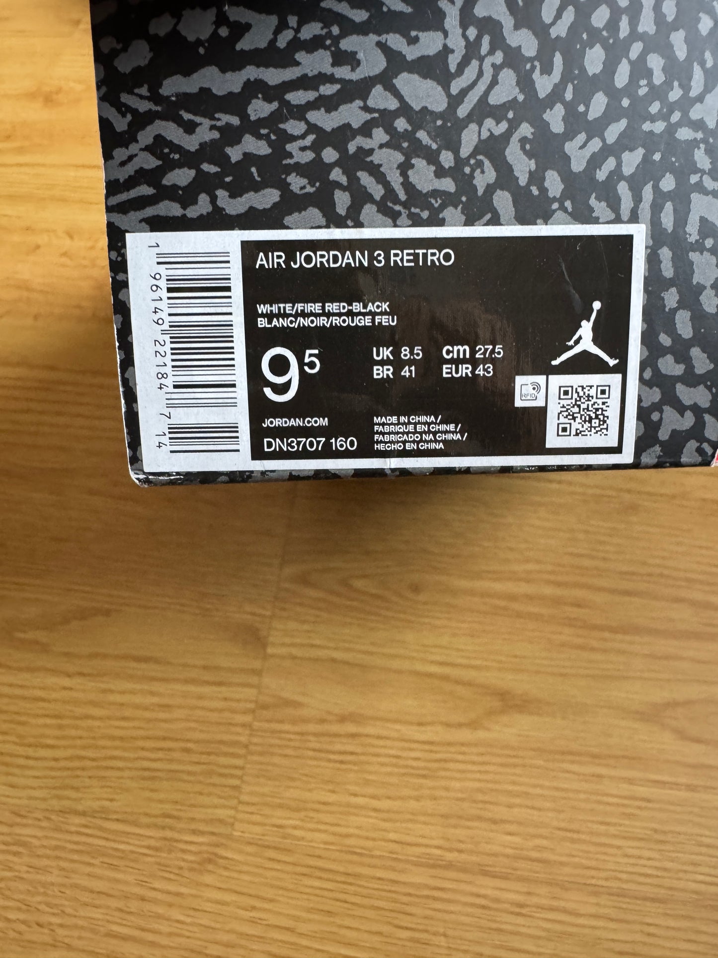 Air Jordan 3 Rétro Fired Red