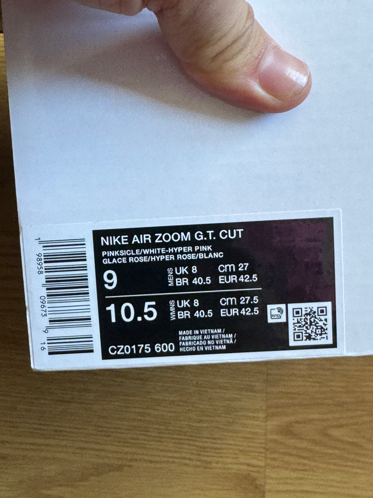 Nike GT Cut 1 Unseen Hours - Taille 42.5