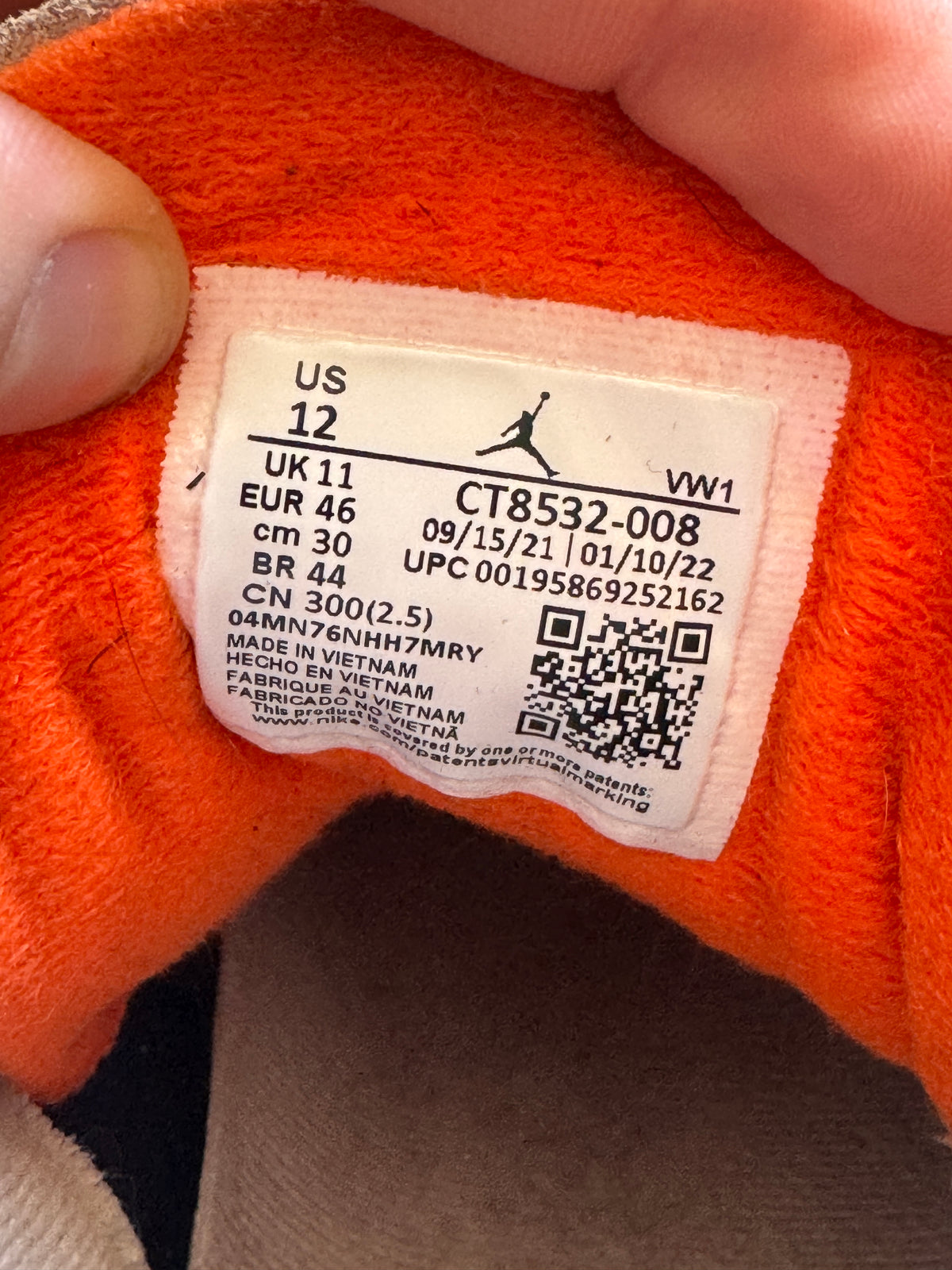 Jordan 3 Desert Elephant - Taille 46