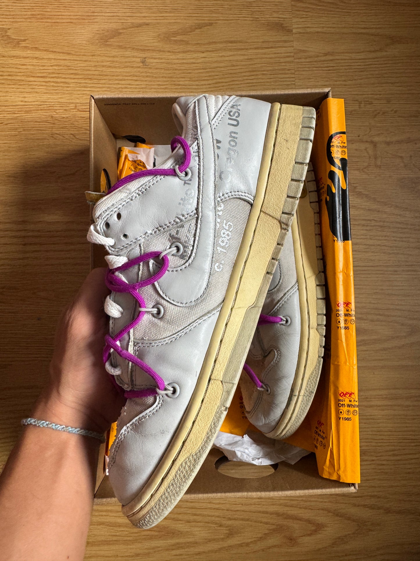 Nike Dunk Off-White Lot 21 – Taille 42