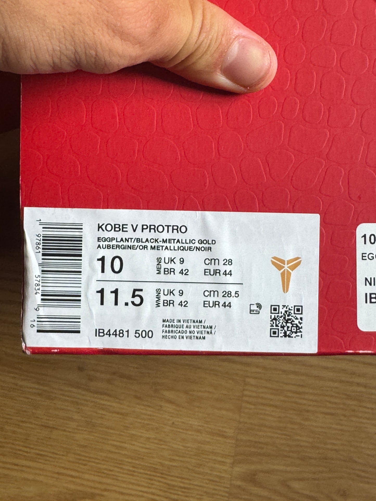 Nike Kobe 5 Protro YOTM – Taille 44
