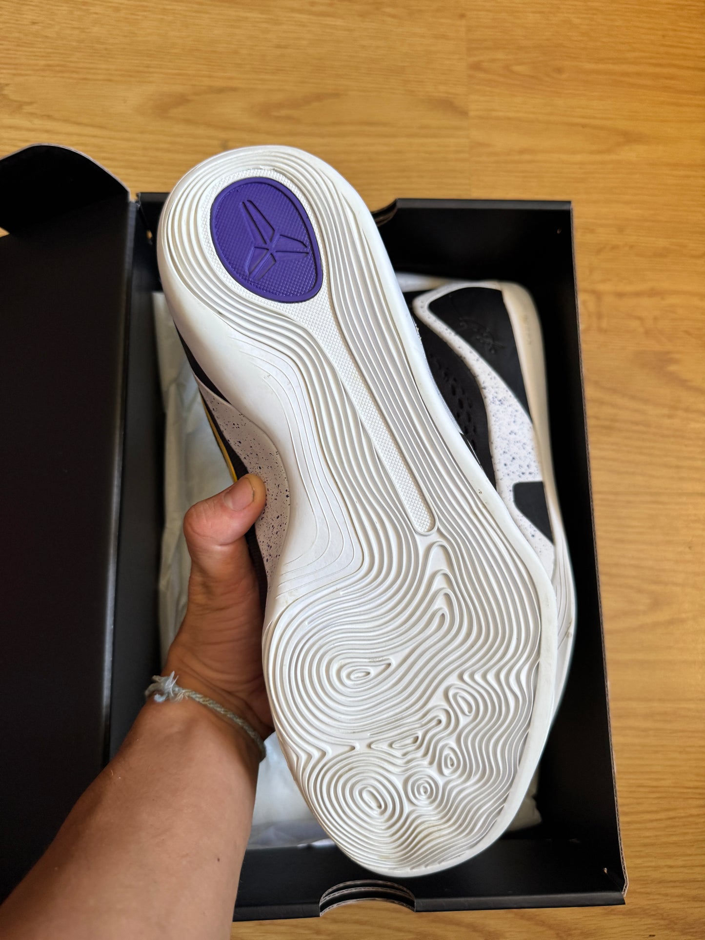 Nike Kobe 9 Low Protro Lakers – Taille 44.5