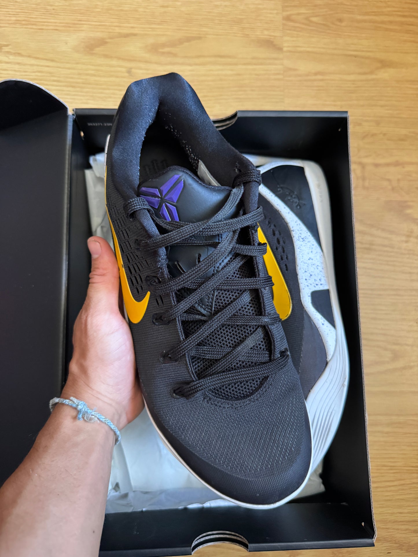 Nike Kobe 9 Low Protro Lakers – Taille 44.5