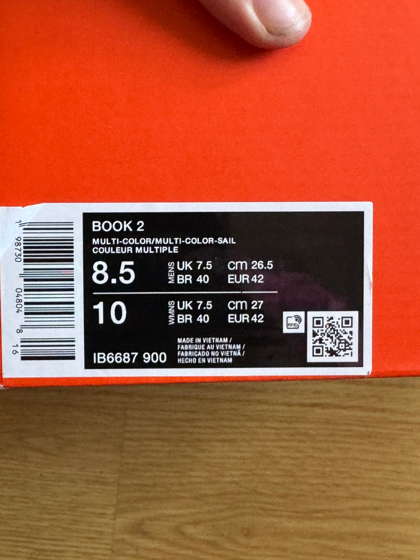 Nike Book 2 Denim – Taille 42